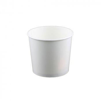 810 Stk. Becher 600 ml Hartpapier Ø 110mm M70 weiß PE